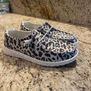 Hey dude leopard print shoes